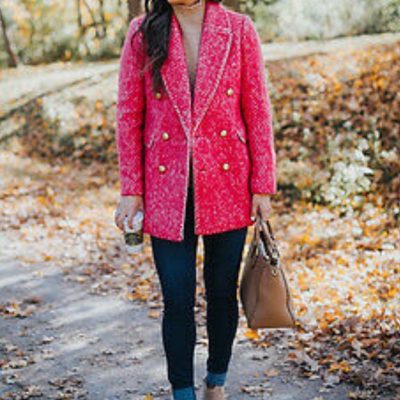 J.Crew Diamond Tweed coat - Picture 4 of 8